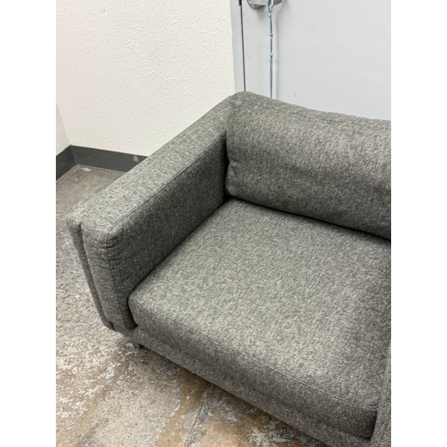 Gray Room & Board Cade Armchair For Sale - Image 8 of 12