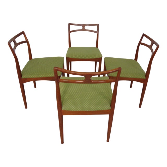 Model 94 Teak Dining Chairs by Johannes Andersen for Christian Linneberg, 1960s, Set of 4 For Sale
