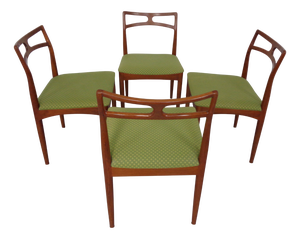 Model 94 Teak Dining Chairs by Johannes Andersen for Christian Linneberg, 1960s, Set of 4
