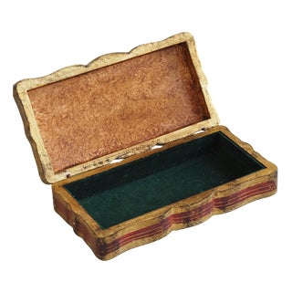 Historicist Florentine Wooden Box For Sale