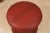 Hourglass Stool With Embossed Printed Cotton Upholstery For Sale - Image 4 of 7