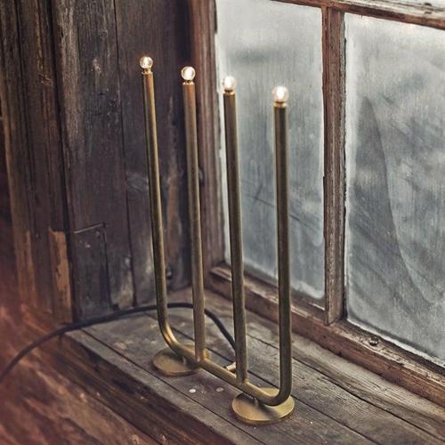 Not Yet Made - Made To Order Brass December Snö Table Lamp by Sabina Grubbeson for Konsthantverk For Sale - Image 5 of 7