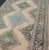Textile Turkish Oushak Runner With Medallion Design in Dark Blue, Blush, Aqua and Green For Sale - Image 7 of 12