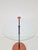 Postmodern Side Table with Ball Handle and Glass Top, 1980s For Sale - Image 4 of 8