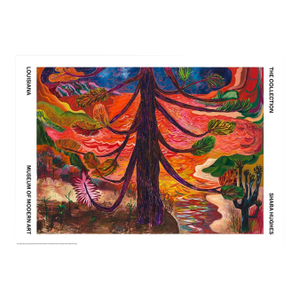 Shara Hughes Collide Exhibition Poster, 2025