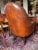 1920s Antique English Tufted Leather Library Chair For Sale - Image 4 of 11