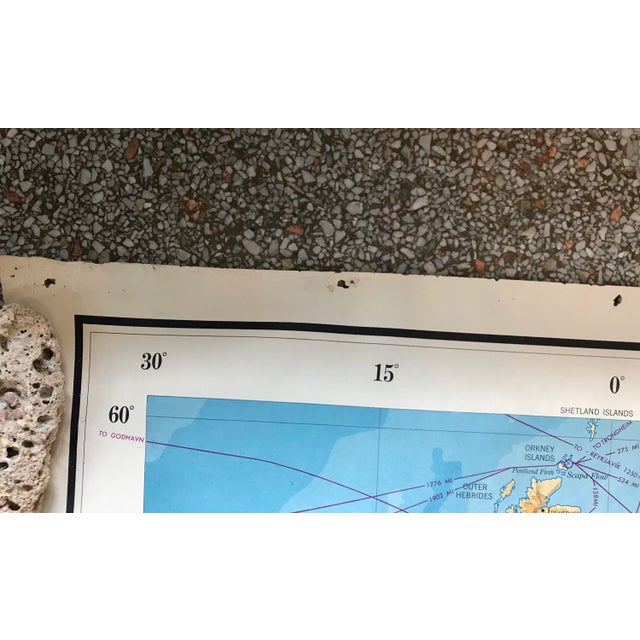 Mid 20th Century Army Map Service World Map - Europe, Asia, North Africa, Soviet Union - 1101 Series - Large Wall Decor 55" X 40" For Sale In Miami - Image 6 of 9