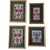 Set of Four Vintage Turkish Folk Art Needlepoint Textile Panels For Sale - Image 9 of 17