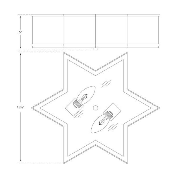 Modern Alexa Hampton for Visual Comfort Signature Sophia Small Flush Mount in Natural Brass with Frosted Glass For Sale - Image 3 of 3