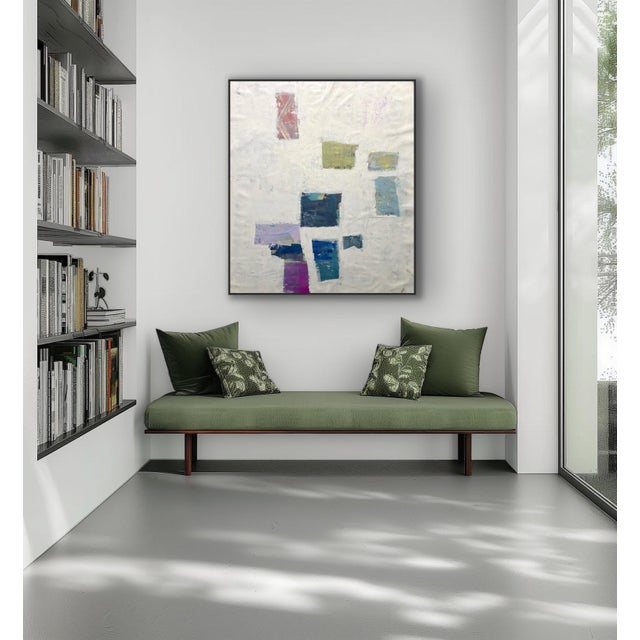 Abstract Sarah Trundle, Contemporary Abstract Painting, "Awash" For Sale - Image 3 of 11