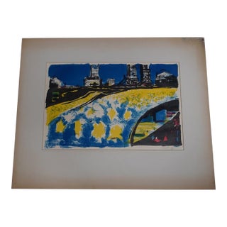 Color Print, Signed and Numbered c.1950s For Sale