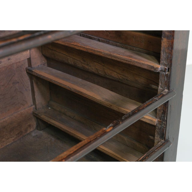 Small 17th Century Charles II Joined Oak Chest of Drawers For Sale - Image 13 of 15