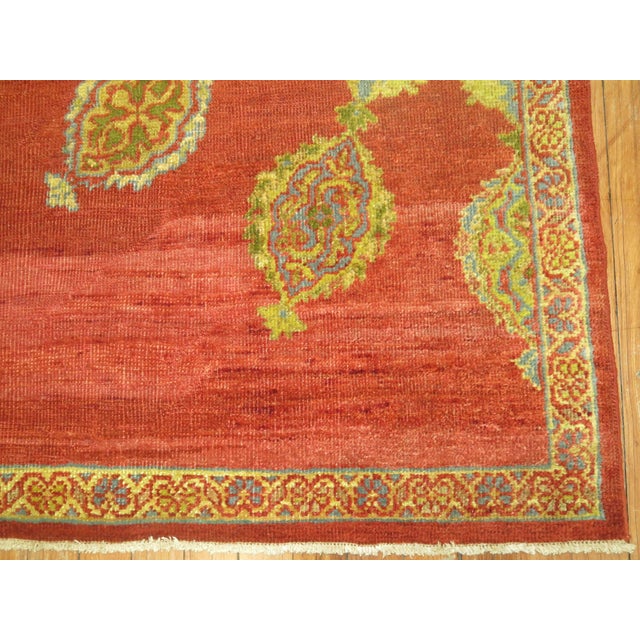 Antique Persian Ziegler Sultanabad Sampler Rug For Sale - Image 4 of 6