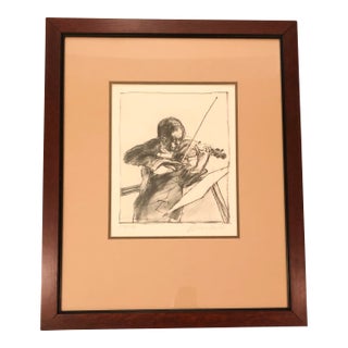 1950s Claude Weisbuch (1927-2014) the Violinist For Sale