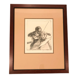 1950s Claude Weisbuch (1927-2014) the Violinist