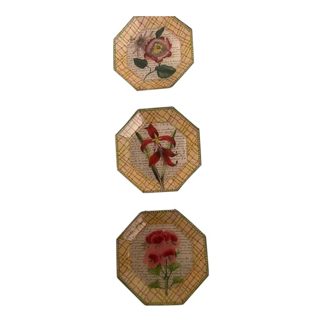 John Derrian Decoupage Glass Plates For Sale