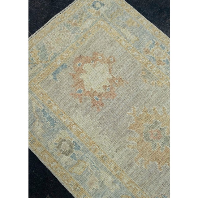 Early 21st Century Turkish Oushak Runner Rug 2'11" x 6'7" #17541 For Sale - Image 5 of 8