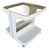 Vintage Side Table on Wheels with Storage by Flair, 1970s For Sale