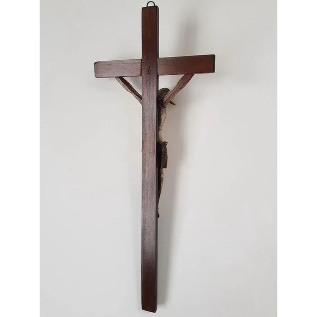 Late 19th Century Carved Crucifix For Sale - Image 5 of 7