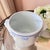 Ceramic 1980s Vista Allegre Ruban Blue bow cachepot // large planter // jardiniere // champagne bucket // blue and white fine porcelain // preppy design For Sale - Image 7 of 8