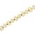 Haus of Brilliance 14K Yellow Gold Princess and Baguette Diamond Modern Link Bracelet(7.50 cttw,G-H Color,VS1-VS2 Clarity) For Sale - Image 4 of 5