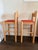 Gordon International 1980s Pair of Italian Postmodern ‘Padova’ Bar Stools Attributed to Hank Lowenstein for Gordon International For Sale - Image 4 of 12