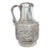 Mid 20th Century Art Nouveau Bohemian Cut Crystal Pinwheel & Hobstar Pitcher For Sale