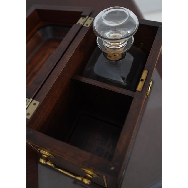 Bartley Inlaid Cherry Decanter Box Set For Sale - Image 12 of 14