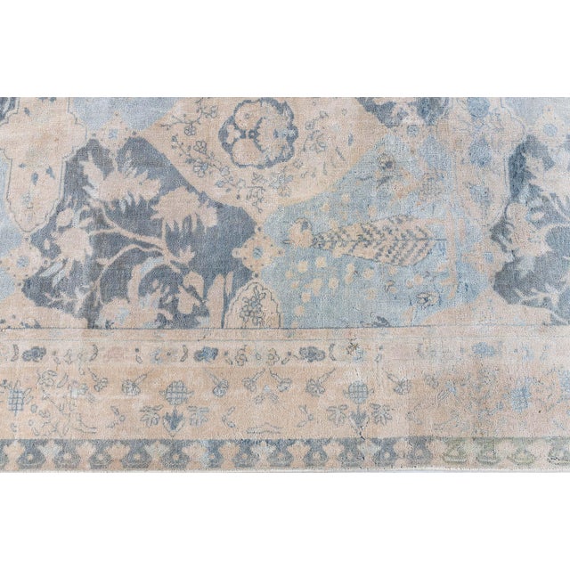This exquisite early 20th-century North Indian rug showcases the enduring beauty and craftsmanship of antique Indian...