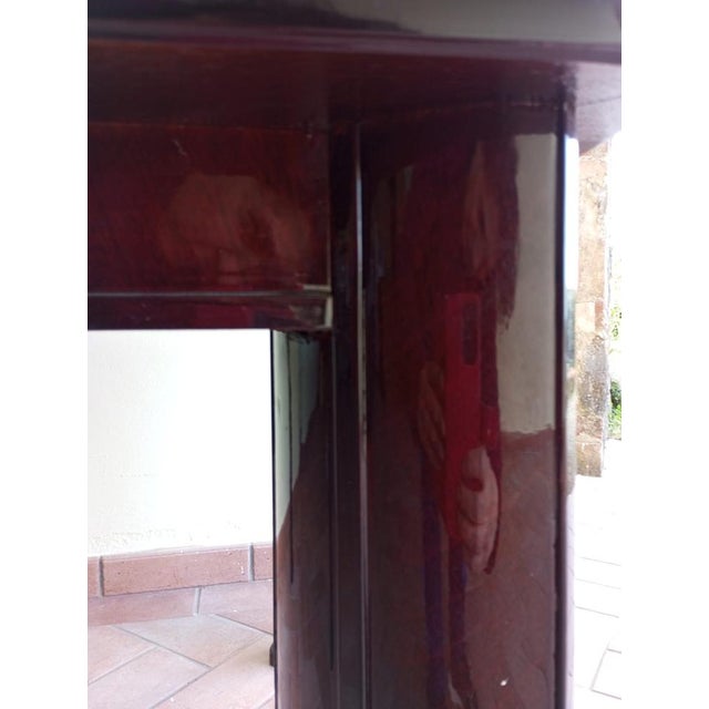 1960s Art Deco Square Table with Glass Top, France, 1960s For Sale - Image 5 of 12