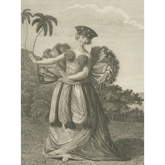 After John Webber, Tahitian Costumes, Otaheite Women, Pacific Voyages, 1790, Engraving For Sale - Image 4 of 9