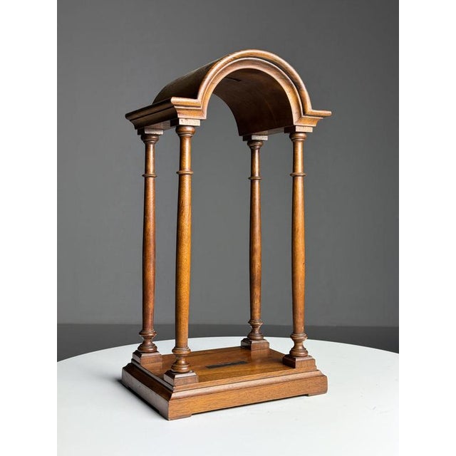 Mid-20th-century scale model. Made of solid hardwood. In good condition! Dimensions: 43H x 22L x 17D cm