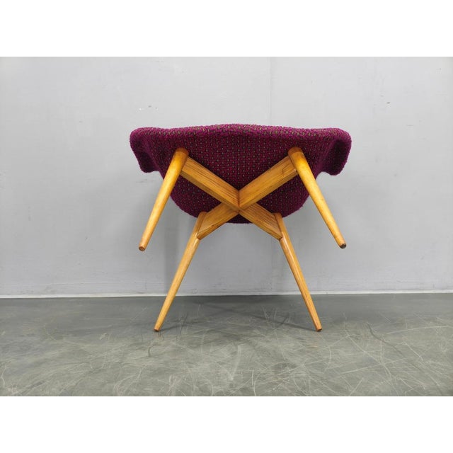 Shell Lounge Chair by Miroslav Navratil, Former Czechoslovakia, 1960s For Sale - Image 11 of 12