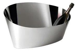 Pond Ice Bucket in Steel by Aldo Cibic for Paola C