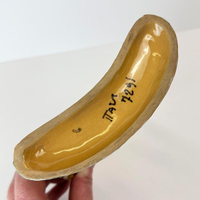 Brown Mid-Century Modern Faux Bamboo and Ceramic Vase, Italian, 1960s For Sale - Image 8 of 10