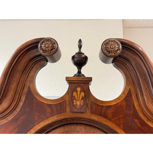 Wood Howard Miller "Raymour" Broadmour Collection Grandfather Clock, Circa 1990s For Sale - Image 7 of 12