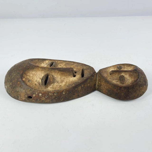 African Early 20th Century Lega Double Faced Mask For Sale - Image 3 of 8