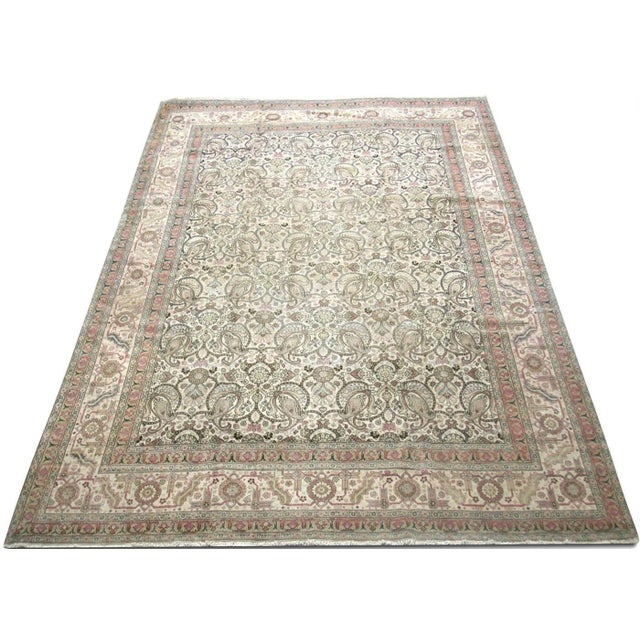 1940s 1940s Persian Tabriz Rug For Sale - Image 5 of 6