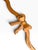 Vintage Carved Wood “Welcome Friends” Bow Ribbon Wall Sign For Sale - Image 4 of 5