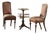 Antique Chairs and Canterbury Side Table, 1870s, Set of 3 For Sale