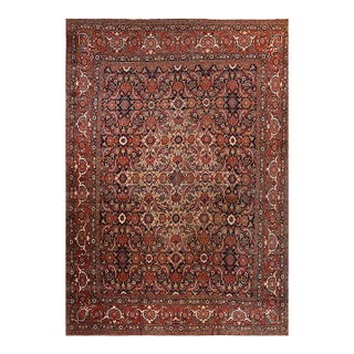 1920s Persian Mashad Area Rug 12’0″ X 17’0″ For Sale