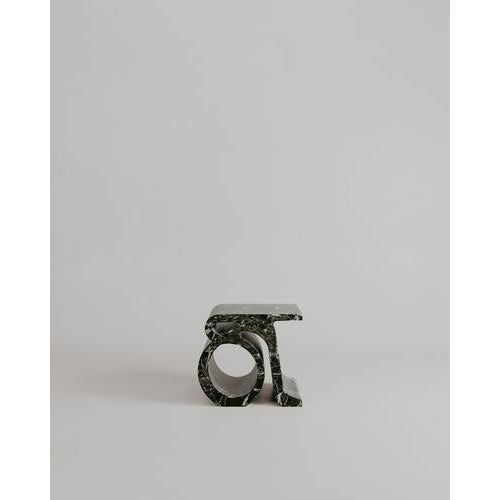 Rosso Lepanto Marble and Stone Prae Stool by Esther Knopfler For Sale - Image 9 of 18