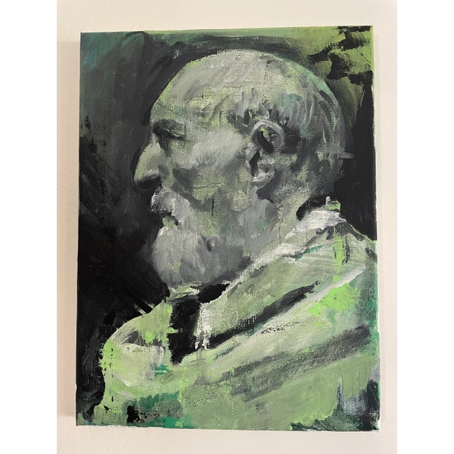 Contemporary “The Philosopher of Now” Acrylic Painting by Joseph Christy For Sale - Image 3 of 4