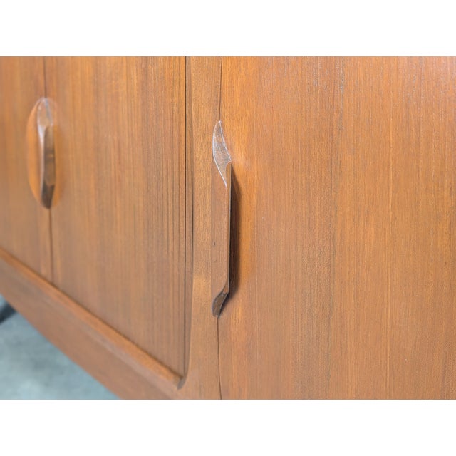 Vintage Mid Century Modern Teak Sideboard / Buffet Designed by Johannes Andersen, Attributed For Sale - Image 12 of 17