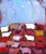 An innovative, modern abstract pastoral landscape An elegant, abstract oil painting of birds, sheep and angels in nature...