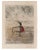 Etching on chamois-colored laid paper, realized in 1968/69. Plate from "Faust (La Nuit de Walpurgis), published by...