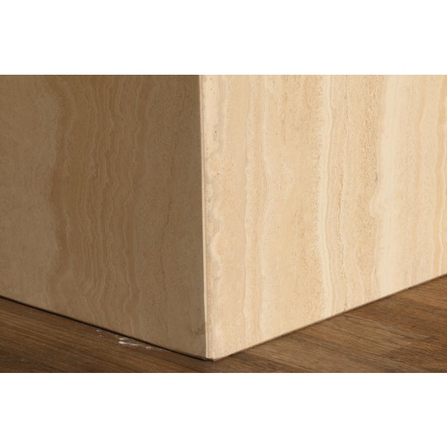 Mid-Century Modern Italian Travertine Dining Table, Circa 1970s For Sale - Image 14 of 18