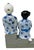 Pristine 1980s Chinoiserie Cobalt Blue & White Porcelain Shelf Sitters - A Pair For Sale - Image 9 of 16