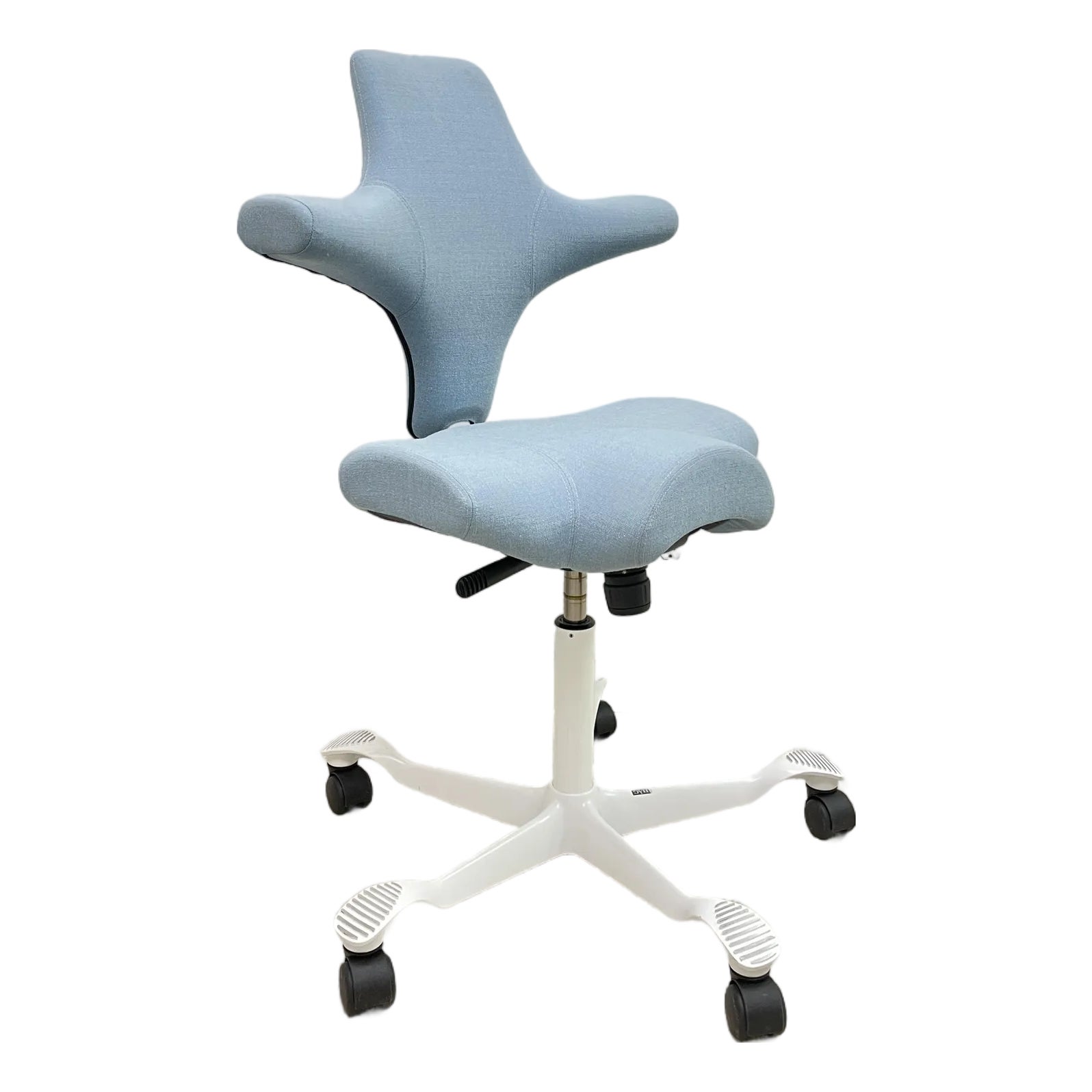 Hag Capisco Ergonomic Office Desk Chair Blue | Chairish