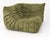 Olive Olive Togo Corner Sofa by Michel Ducaroy for Ligne Roset For Sale - Image 8 of 9